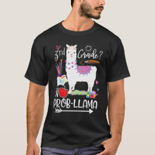 Camiseta 3º ano sem problema Llama primeiro dia de aula pro