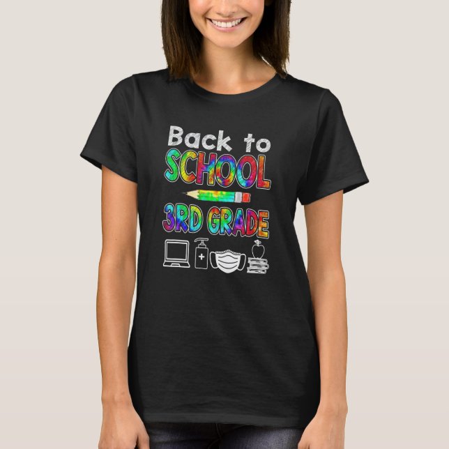 Camiseta 3º ano Volta às Aulas Professor Virtual Primeiro D (Frente)