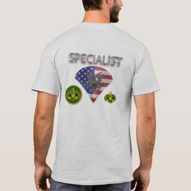 Camiseta 3º especialista em regimento de cavalaria blindado (Verso)