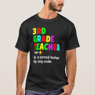 Camiseta 3º Grau Definição De Professores Feliz Primeiro Di