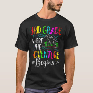 Camiseta 3º Grau Em Que A Aventura Começa No Primeiro Dia D