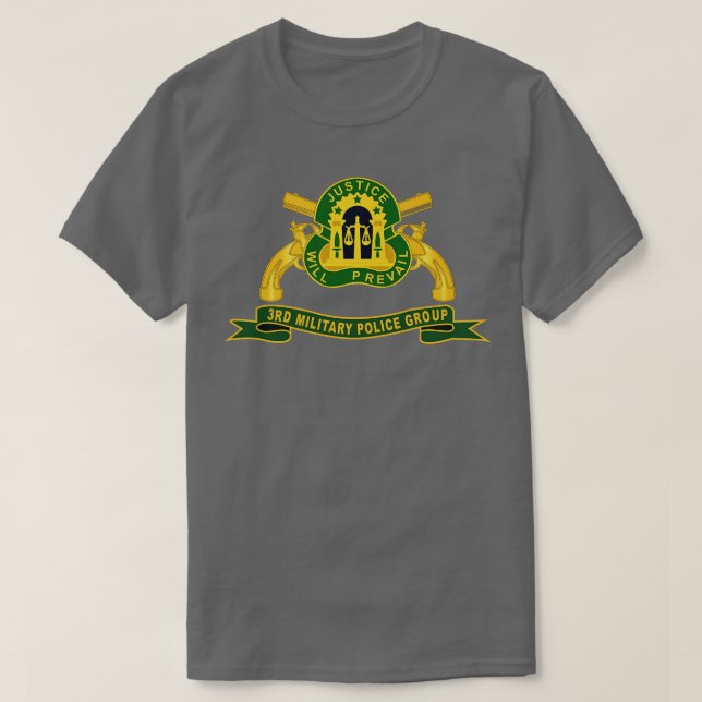 Camiseta 3º Grupo Militar de Polícia com Br Ribbon (Frente do Design)