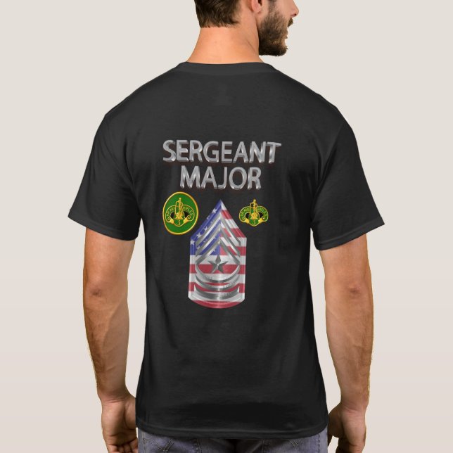 Camiseta 3º Regimento de Cavalaria Armada Sargento Major "S (Verso)