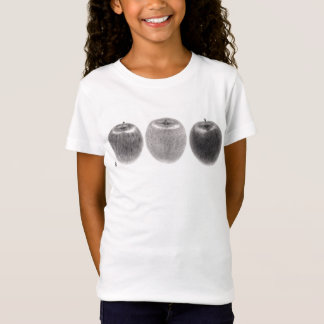 CAMISETA 3個のりんご 横