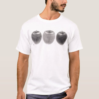 CAMISETA 3個のりんご 横