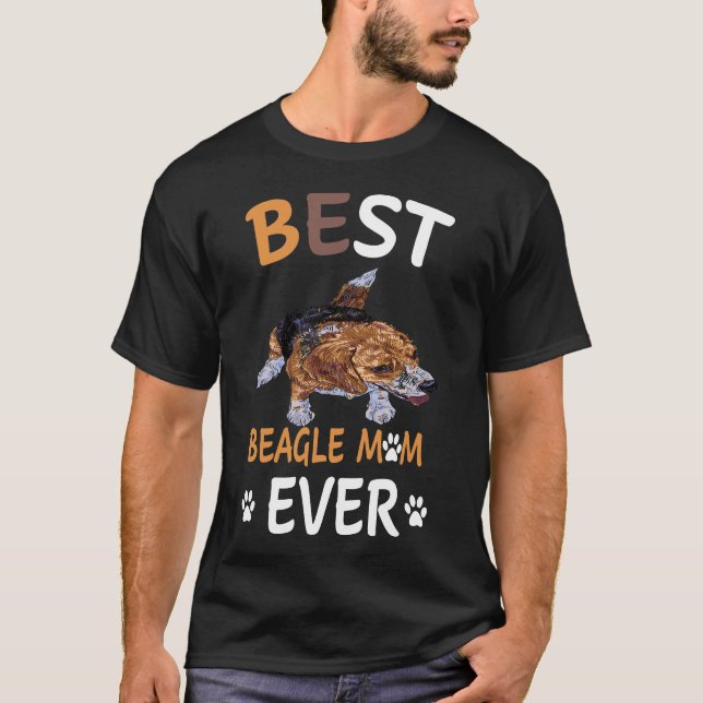Camiseta 301 Melhor Beagle Mãe De Todos Os tempos (Frente)