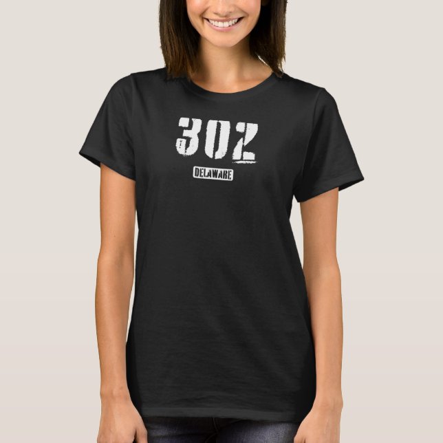 Camiseta 302 Delaware Rough Stencil Design_4 (Frente)