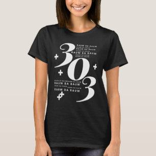 Camiseta 303 Bauw Ba Bauw. O Som Da Sincronização Analógica