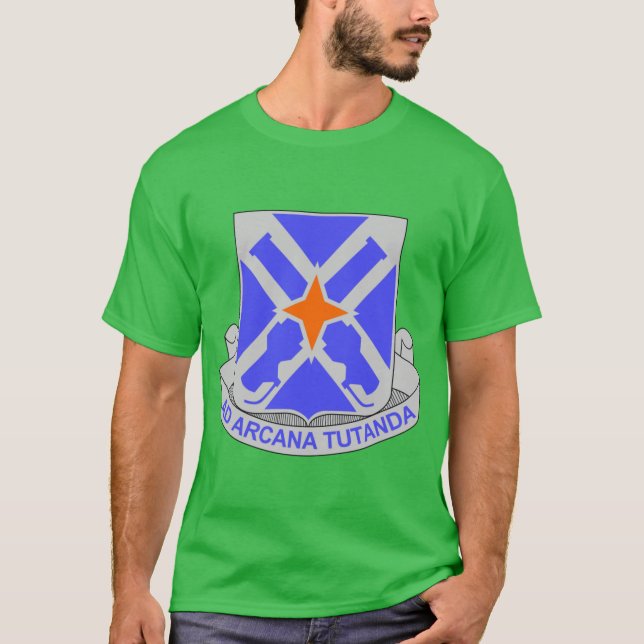 Camiseta 305º Batalhão de Inteligência Militar Estados Unid (Frente)