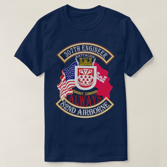 Camiseta 307º Batalhão do Engenheiro X (Frente do Design)