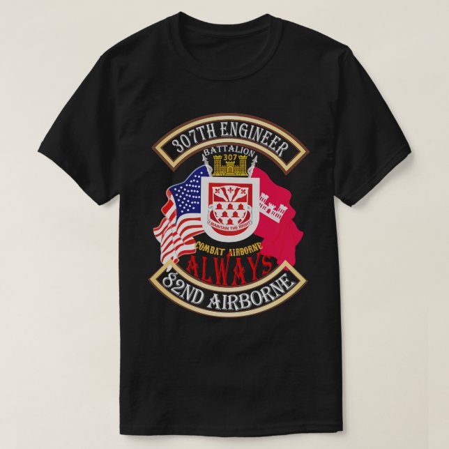 Camiseta 307º Batalhão do Engenheiro X (Frente do Design)