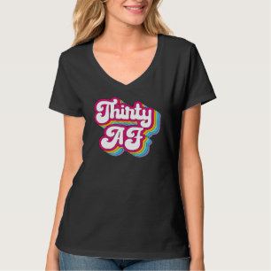 Camiseta 30.ª aniversário de 30 anos AF