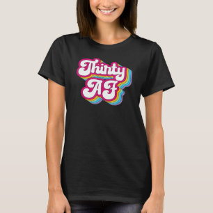 Camiseta 30.ª aniversário de 30 anos AF