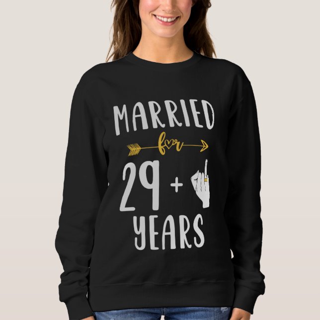 Camiseta 30 30 anos de casamento Aniversário casado Marido (Frente)