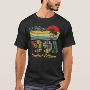 Camiseta 30 Anos Aniversário Presente Vintage 1993 B Dia G