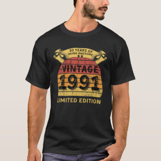 Camiseta 30 Anos De Estar Incrível Edição Limitada 30 Bir