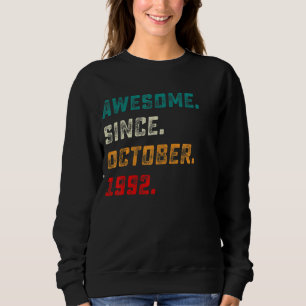 Camiseta 30 Anos De Idade Incrível Desde Outubro De 1992 30