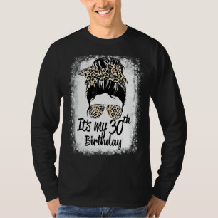 Camiseta 30 anos de idade Maldita Leopardo é meu 30 Birthd