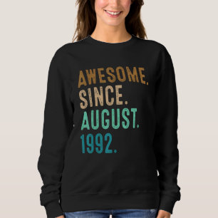 Camiseta 30 anos é incrível desde agosto de 1992, 30