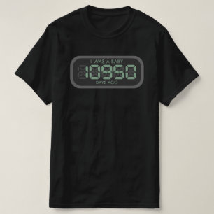 Camiseta 30 Anos Engraçado