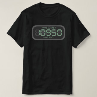 Camiseta 30 Anos Engraçado