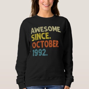 Camiseta 30 Anos Engraçado Incrível Desde Outubro De 1992 3