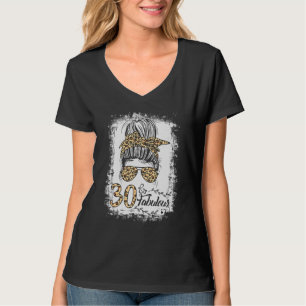 Camiseta 30 anos Fabuloso Nascimento de 30 de Leopard de Ar