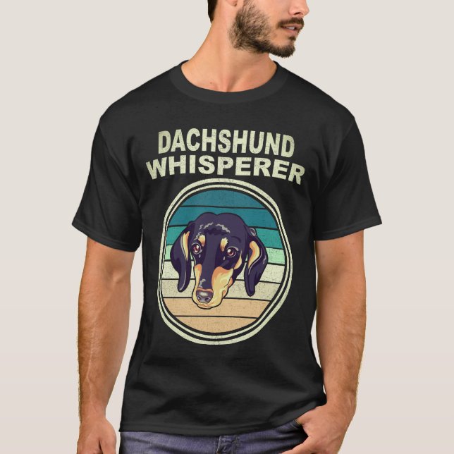 Camiseta 30 Dachshund Murmurador Vintage (Frente)