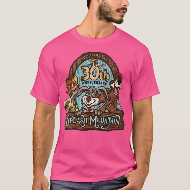 Camiseta 30 de aniversário Vintage Splash.Mountain - (Frente)