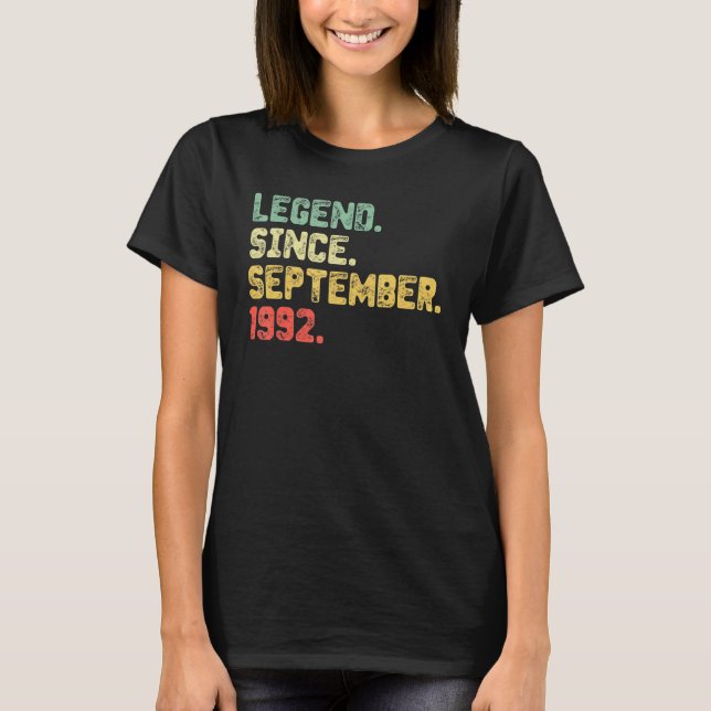 Camiseta 30 de setembro de 1992 (Frente)