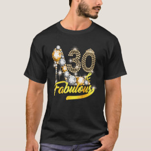 Camiseta 30 e Calçados Fabulosos de Diamond Crown aniversár