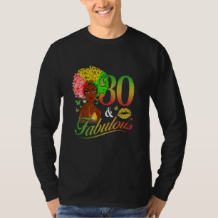 Camiseta 30 e Fabuloso aniversário de 30 anos, Arma Afro Me