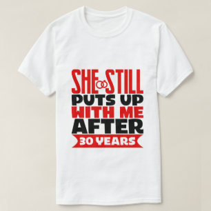 Camiseta 30 Encantado Marido