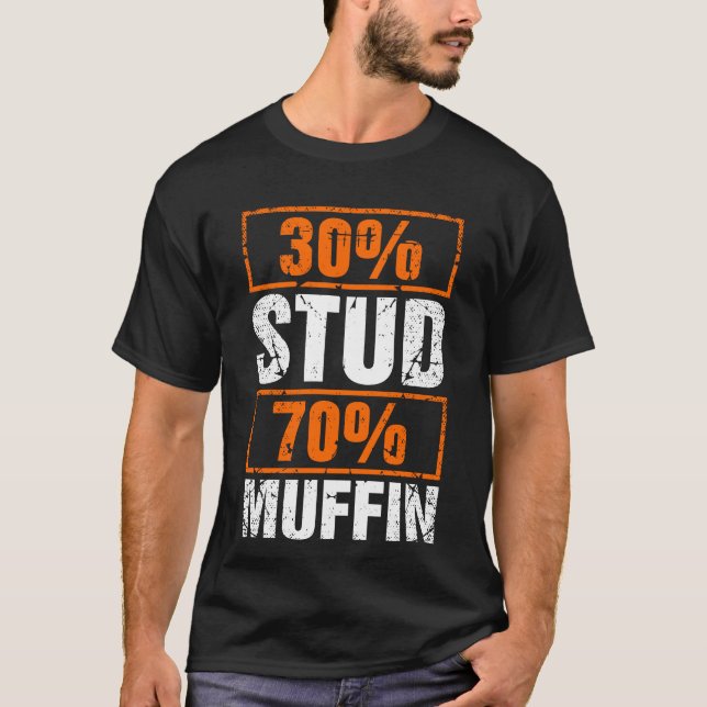 Camiseta 30% Estudo 70% Muffin (Frente)