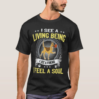 Camiseta 30 Eu Vejo Um Ser Vivo Eu Vejo Um Amigo Eu Sinto U
