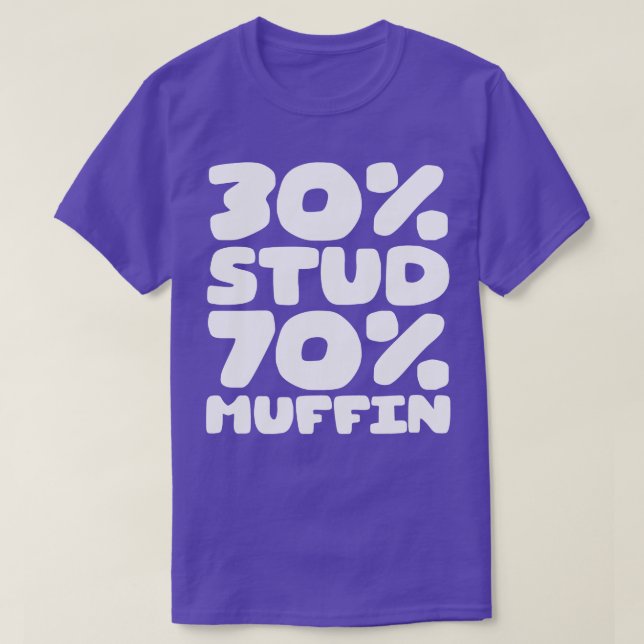 Camiseta 30 Stud 70 Muffin 1 (Frente do Design)