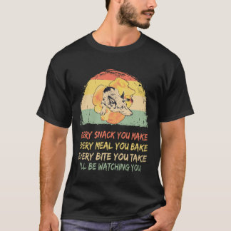 Camiseta 30 Todo Lanche Que Você Faz... Eu Estarei Observan