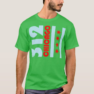 Camiseta 312 Chicago Flag Illinois Chi Town