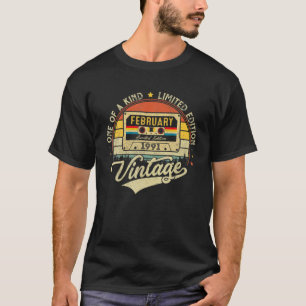 Camiseta 31 anos de idade Presente em fevereiro de 1991 Edi