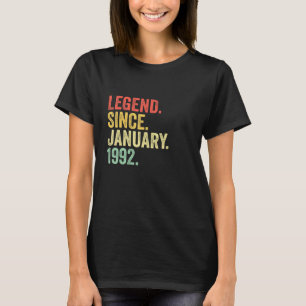 Camiseta 31 Anos De Legenda Desde Janeiro De 1992 31º Nasci