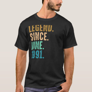 Camiseta 31 Anos De Legenda Desde Junho De 1991 31º Anivers