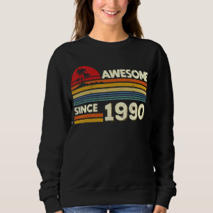 Camiseta 32º Aniversário Incrível Desde 1990 32 Anos