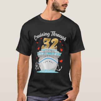 Camiseta 32º Cruzamento Através Do Cruzeiro Do Aniversário