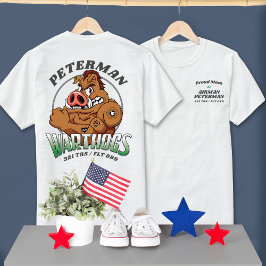 Camiseta 321 Warthogs Air Force BMT Graduation LIGHT Color