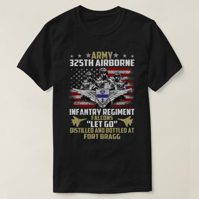 Camiseta 325th Airborne Infantry Regiment  (Frente do Design)