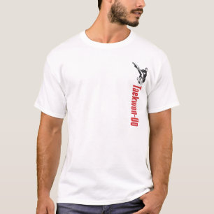 Camiseta 328 parte dianteira e parte traseira Taekwon-Fazem