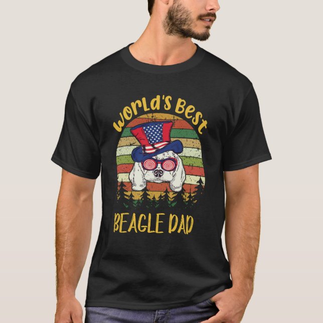 Camiseta 32 Melhor Pai Beagle do Mundo Beagle (Frente)