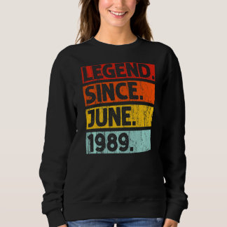 Camiseta 33ª Legenda De Aniversário Desde Junho De 1989 33 
