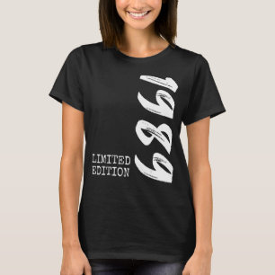 Camiseta 33º Aniversário Damas Mens 33 Anos 1989 Presente 1
