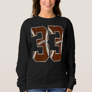 Camiseta 33º Aniversário de Futebol Garota de 33 anos